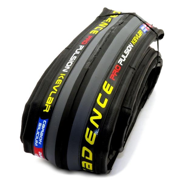 Black/Grey Cadence Pro Pulsion Kevlar Clincher Tire, 650 x 23 - Options