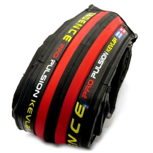 Black/Red Cadence Pro Pulsion Kevlar Clincher Tire, 650 x 23 - Options