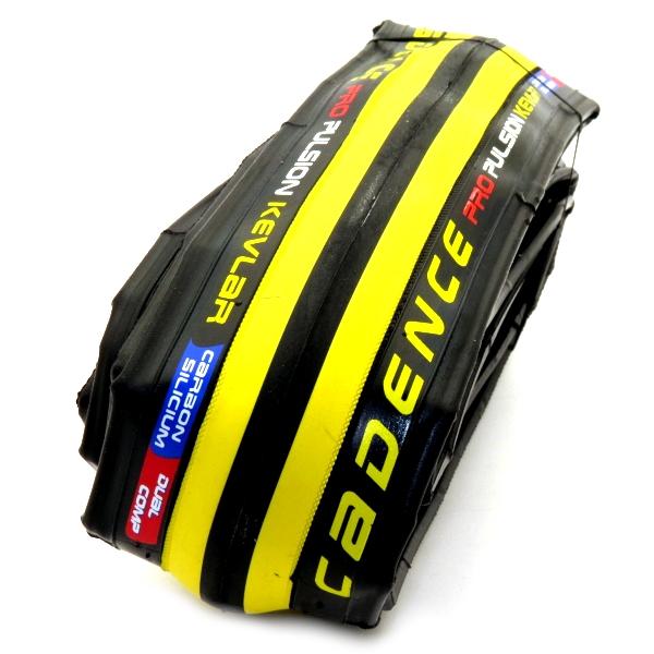 Black/Yellow Cadence Pro Pulsion Kevlar Clincher Tire, 650 x 23 - Options