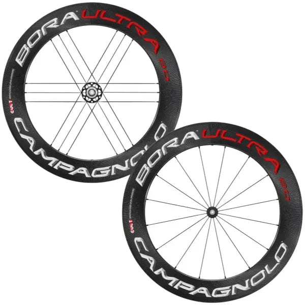 Campagnolo Bora Ultra 80 tubular carbon wheelset aero racing wheels with CULT bearings for road bikes