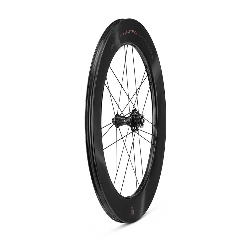 Campagnolo Bora Ultra WTO 80 Disc Brake Tubeless Ready carbon wheels for aero performance