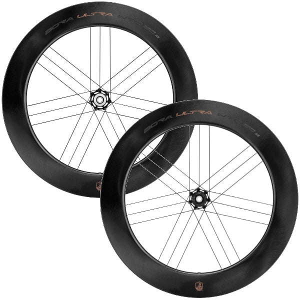 Campagnolo Bora Ultra WTO 80 Disc Brake Tubeless Ready carbon wheels for aero performance