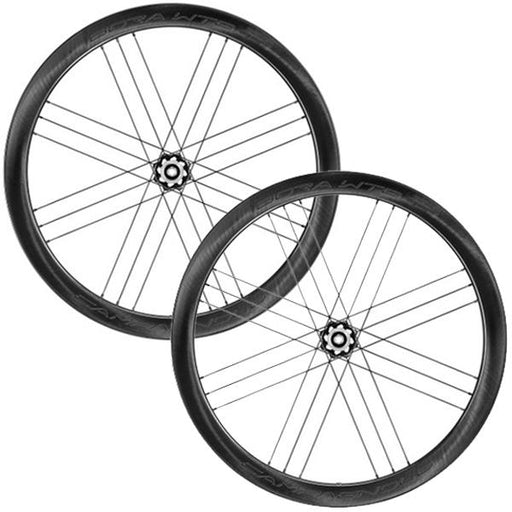 Black/ Grey / Campagnolo / Wheelset / Tubeless Ready / 700c Campagnolo Bora WTO 45 Disc Brake Tubeless Ready Wheels - Options