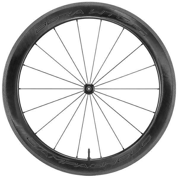 Black/ Grey / Campagnolo / Front Wheel / Clincher / 700c Campagnolo Bora WTO 60 Clincher Tubeless Ready Wheels - Options