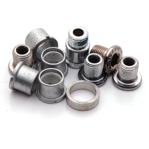 Campagnolo chainring screws and nuts genuine crankset hardware for road bike drivetrains