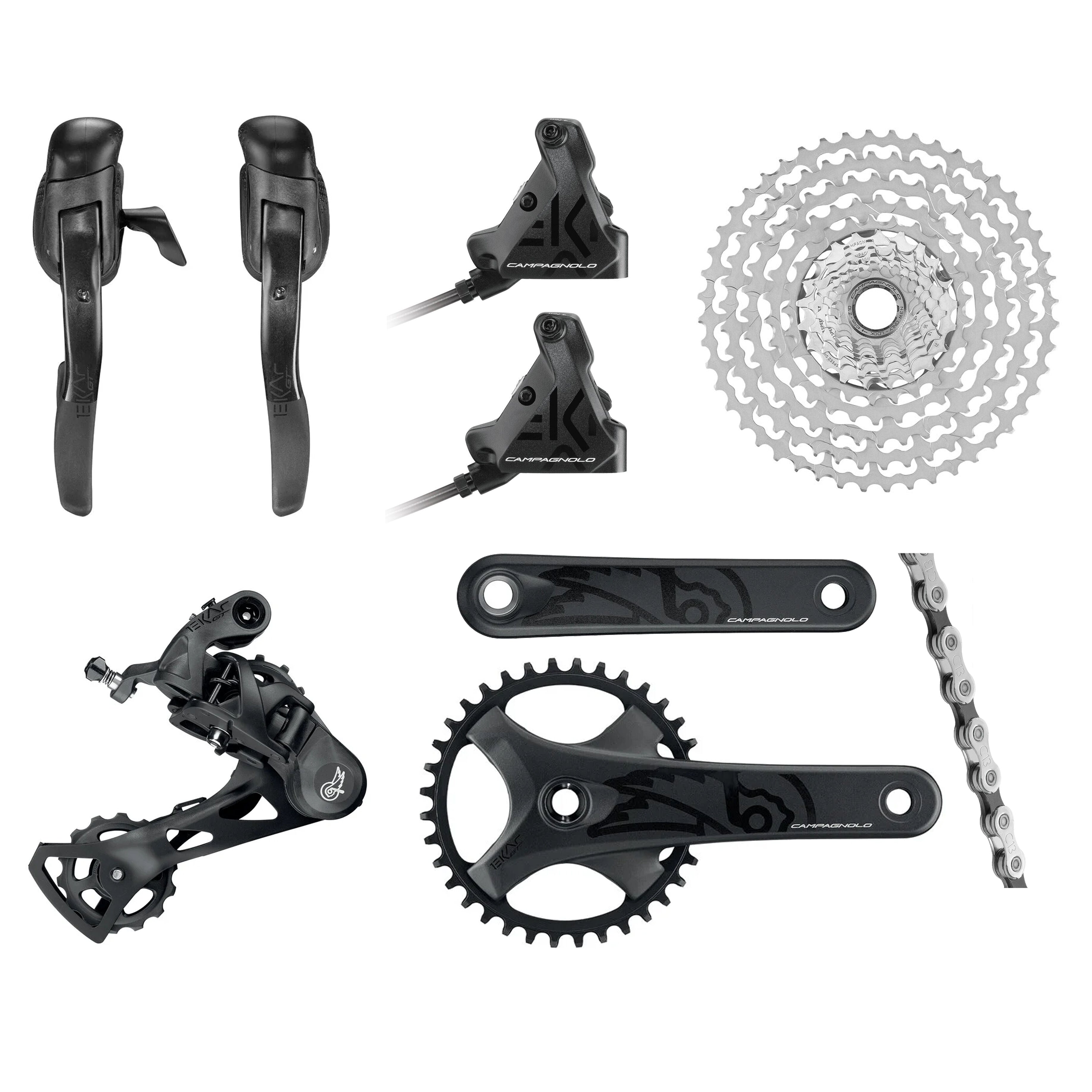 Campagnolo EKAR GT 13 Speed Groupset gravel bike drivetrain components