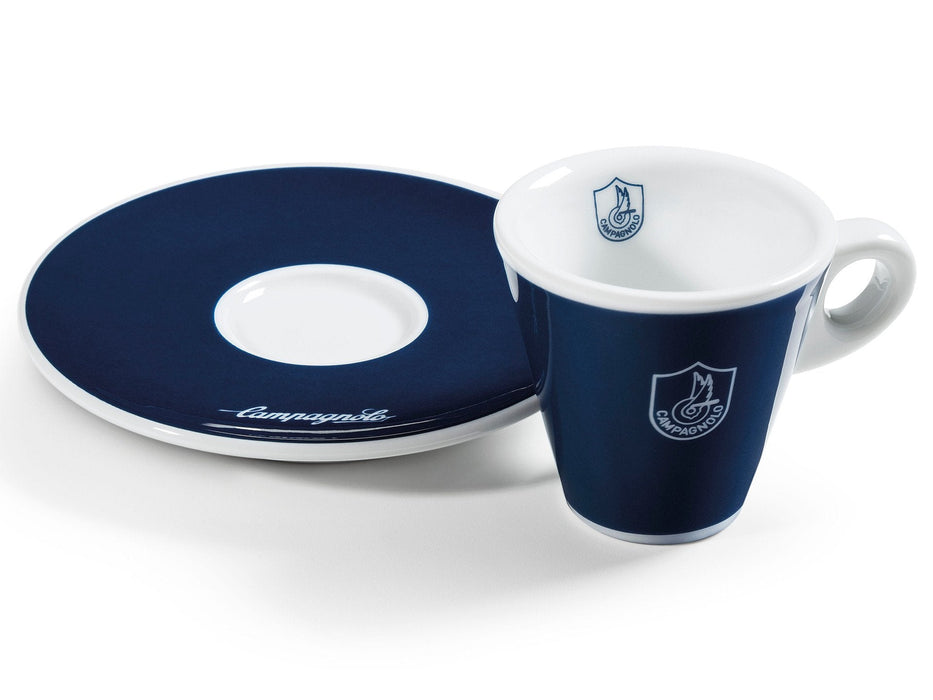 Campagnolo Espresso Cup With Plate, Blue