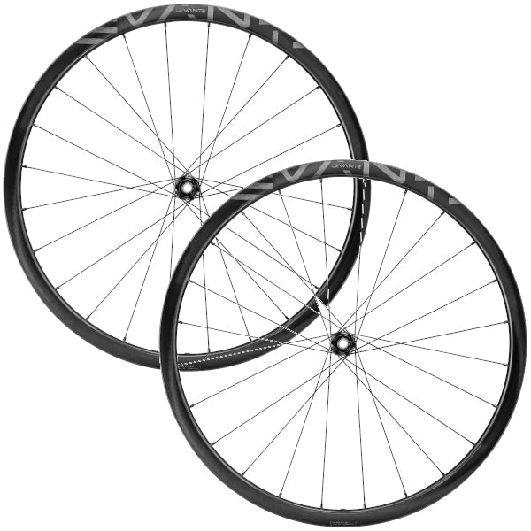 SRAM XDR / Wheelset / 2-Way Fit / Tubeless / 700c Campagnolo Levante Carbon Disc Brake Tubeless Ready Wheels - Options