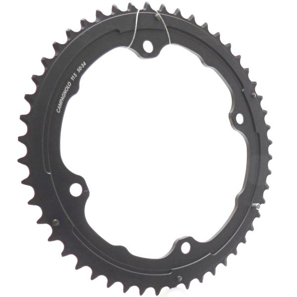 50t for 34t Black - 4 Bolt Campagnolo PO11 Speed Chainring - Options