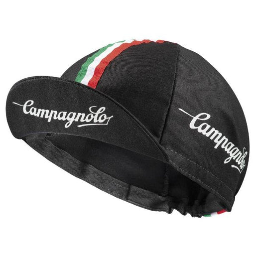 Black/Italia Campagnolo Sportswear Cycling Cap - Various Colors