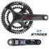 Campagnolo Super Record 12 Speed Crankset with left-side power meter providing accurate power measurement and smooth drivetrain performance