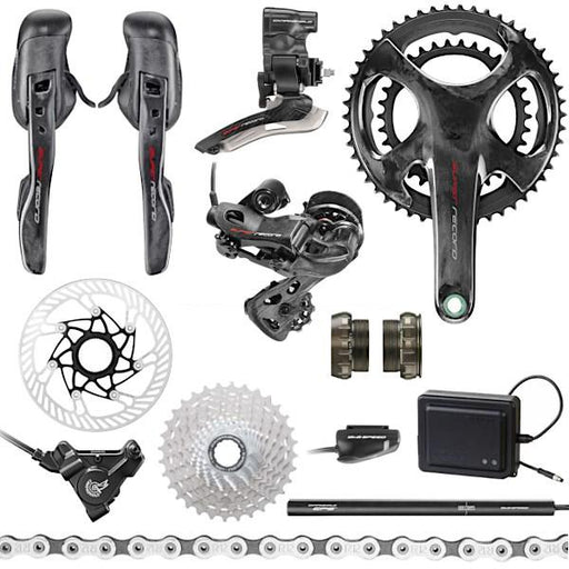 165mm / 50-34t / 11-29t Campagnolo Super Record 12 Speed Disc Brake EPS Groupset