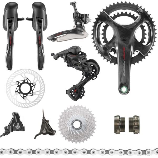 165mm / 50-34t / 11-29t Campagnolo Super Record 12 Speed Disc Brake Groupset