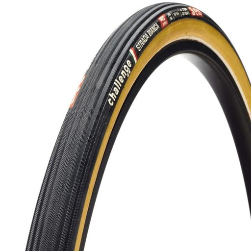 700x30 Black/Tan Challenge Strada Bianca Pro Tubular Tire - Options