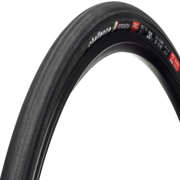 700x30 Black/Black Challenge Strada Pro Clincher Tire - Options