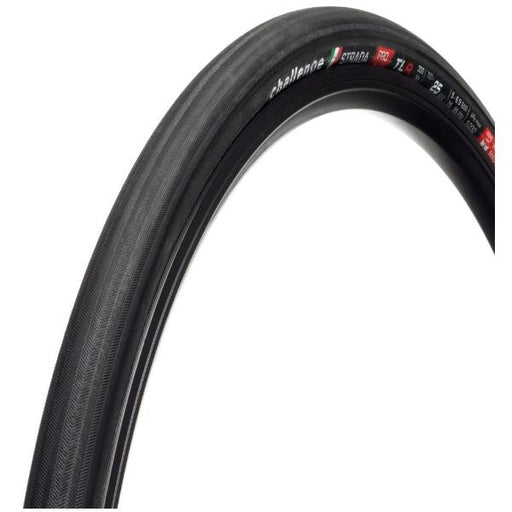 700x25 Black/Black Challenge Strada Pro TLR Clincher Tire - Options