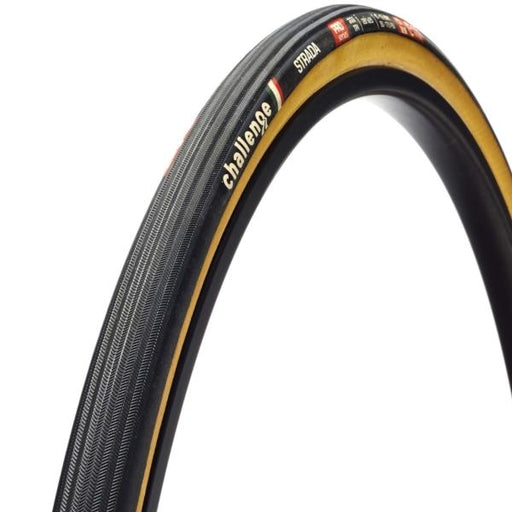 700x25c Black/Tan Challenge Strada Pro Tubular Tire - Options
