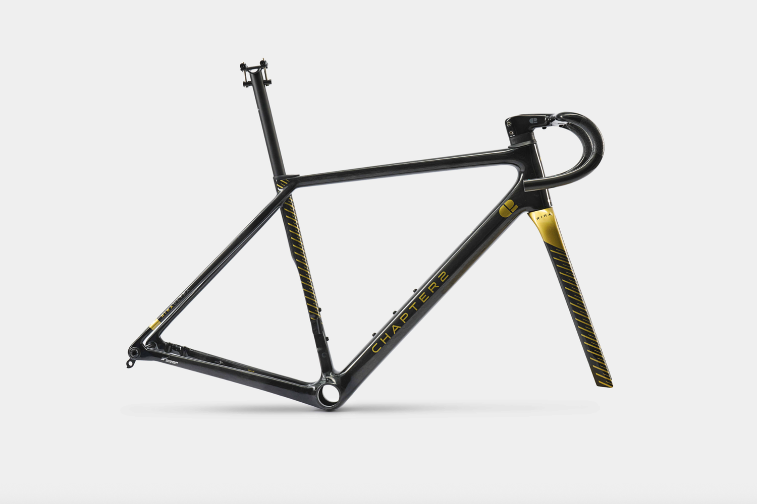 Chapter 2 RIRA Ultra Carbon Disc Frameset UD &amp; Gold – lightweight aero carbon road bike frame for performance cyclists