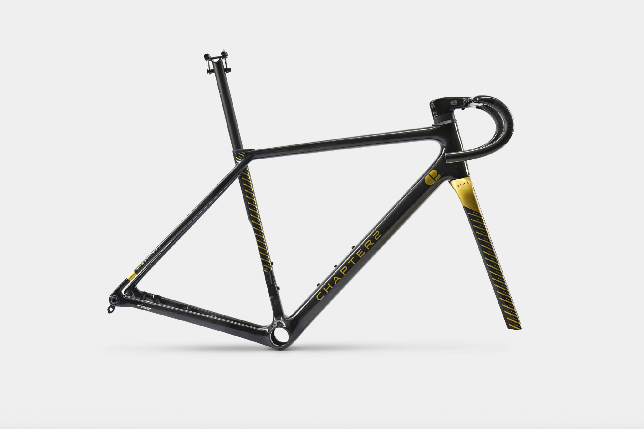 Chapter 2 RIRA Ultra Carbon Disc Frameset UD &amp; Gold – lightweight aero carbon road bike frame for performance cyclists