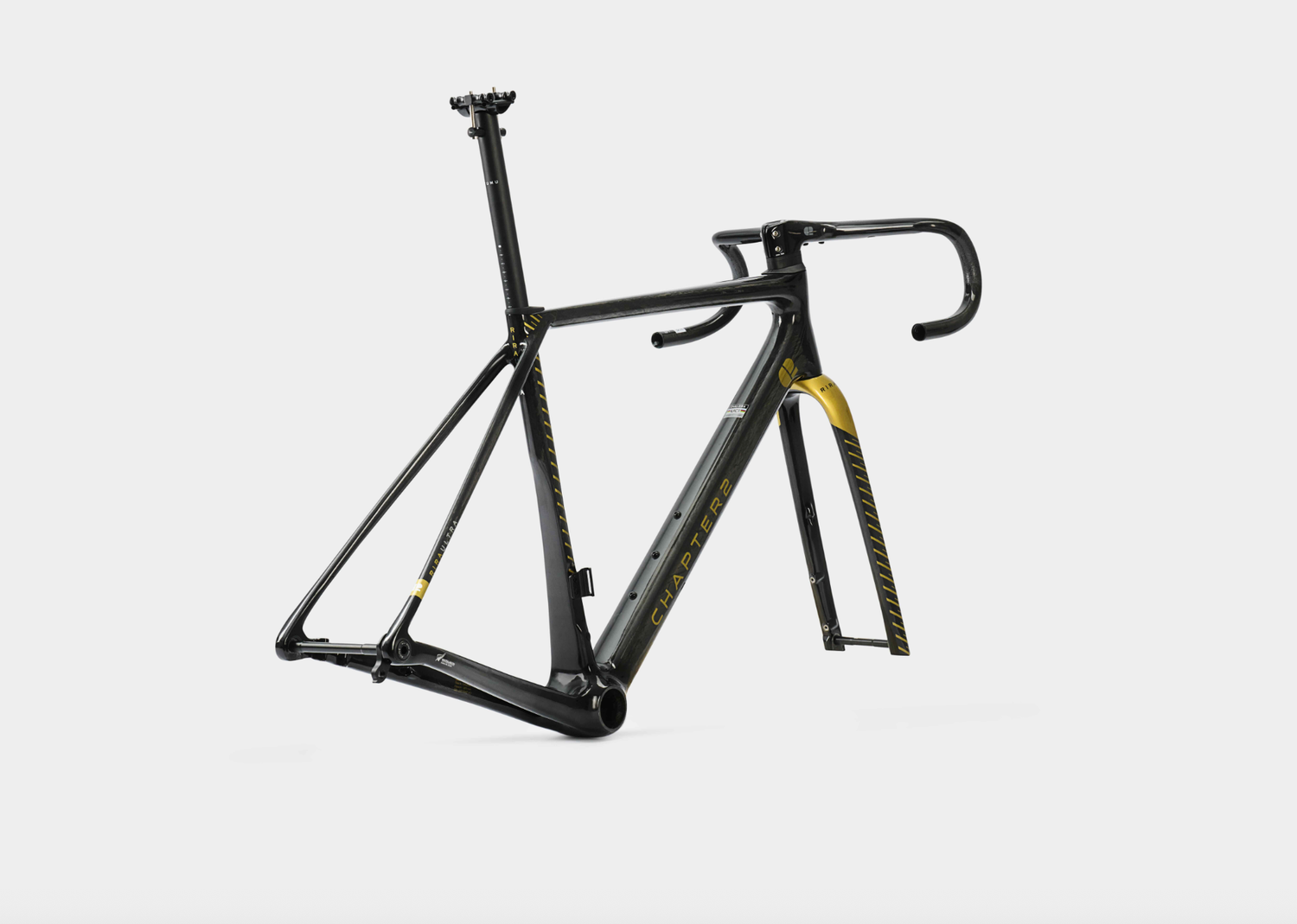 Chapter 2 RIRA Ultra Carbon Disc Frameset UD &amp; Gold – lightweight aero carbon road bike frame for performance cyclists