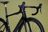 Chapter2 KOKO Aero Disc Brake Frameset in black and UD gold lightweight carbon frame designed for aerodynamic speed and precision