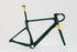 Chapter2 KOKO Aero Disc Brake Frameset BRG and Yellow with Silver accents lightweight carbon design for speed and control