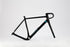 Chapter2 Kaha Disc Brake Gravel Frameset in glossy black lightweight carbon frame for speed and endurance gravel rides