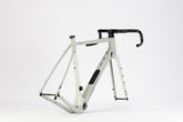 Chapter2 Kaha Disc Brake Gravel Frameset in grey and blue lightweight carbon design for endurance and adventure riding