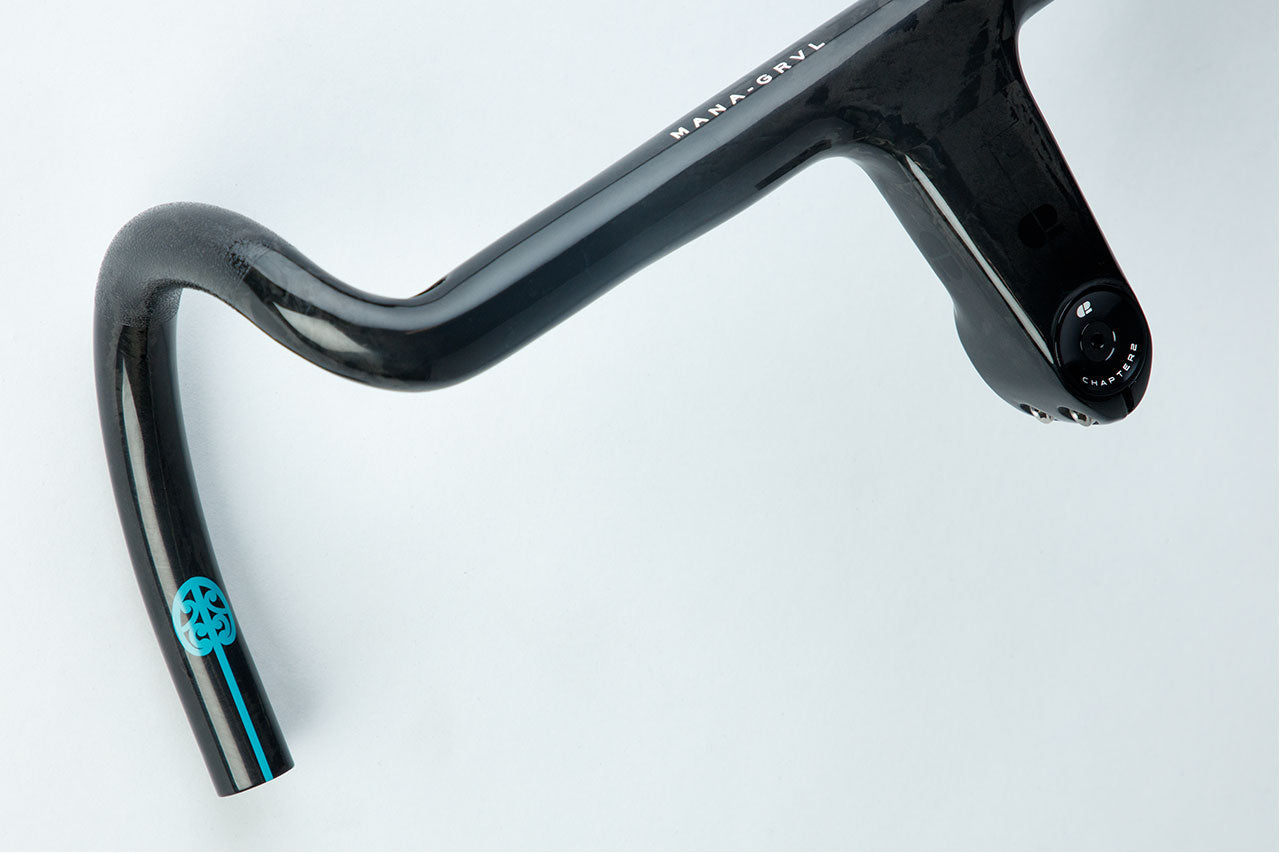Chapter2 MANA GRVL Carbon Handlebar lightweight ergonomic gravel bike handlebar available in multiple sizes