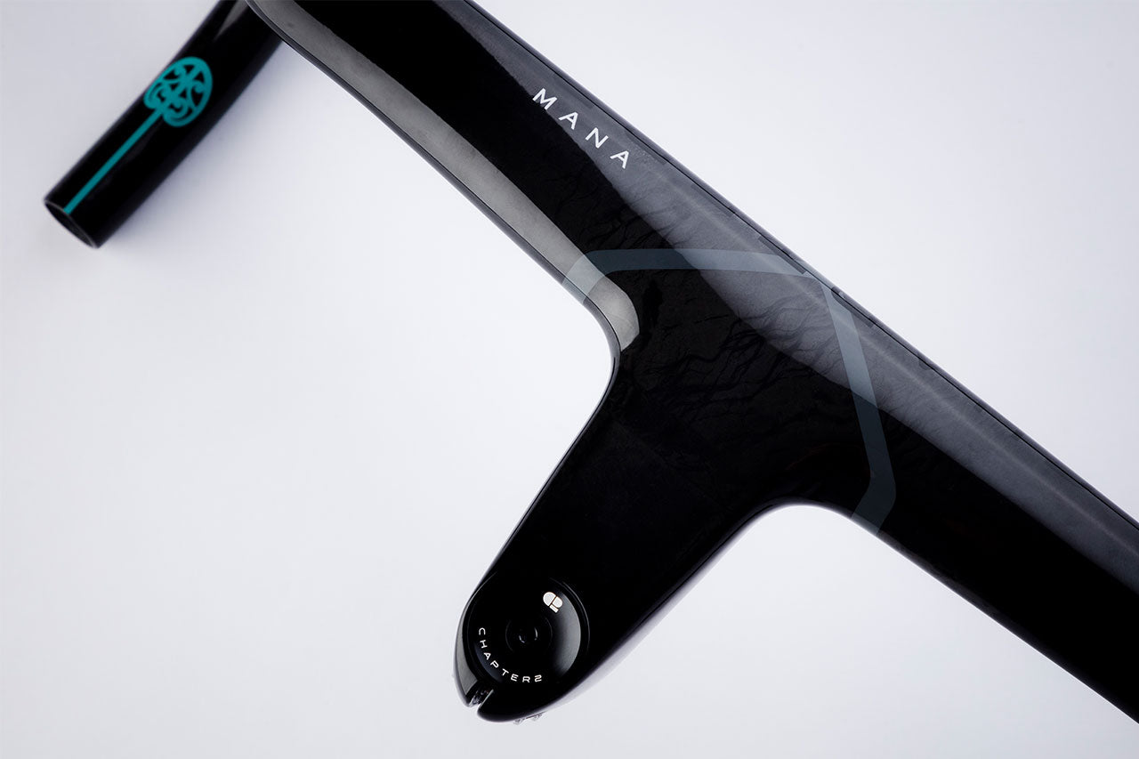Chapter2 MANA2 Carbon Handlebar UD and Grey lightweight aero design for precise control and comfortable performance
