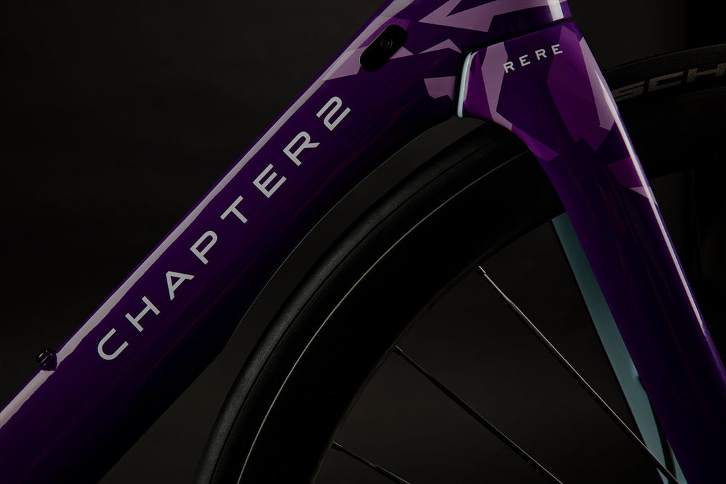 Chapter2 Rere Disc Brake Frameset, Purple + Sky - X-Large