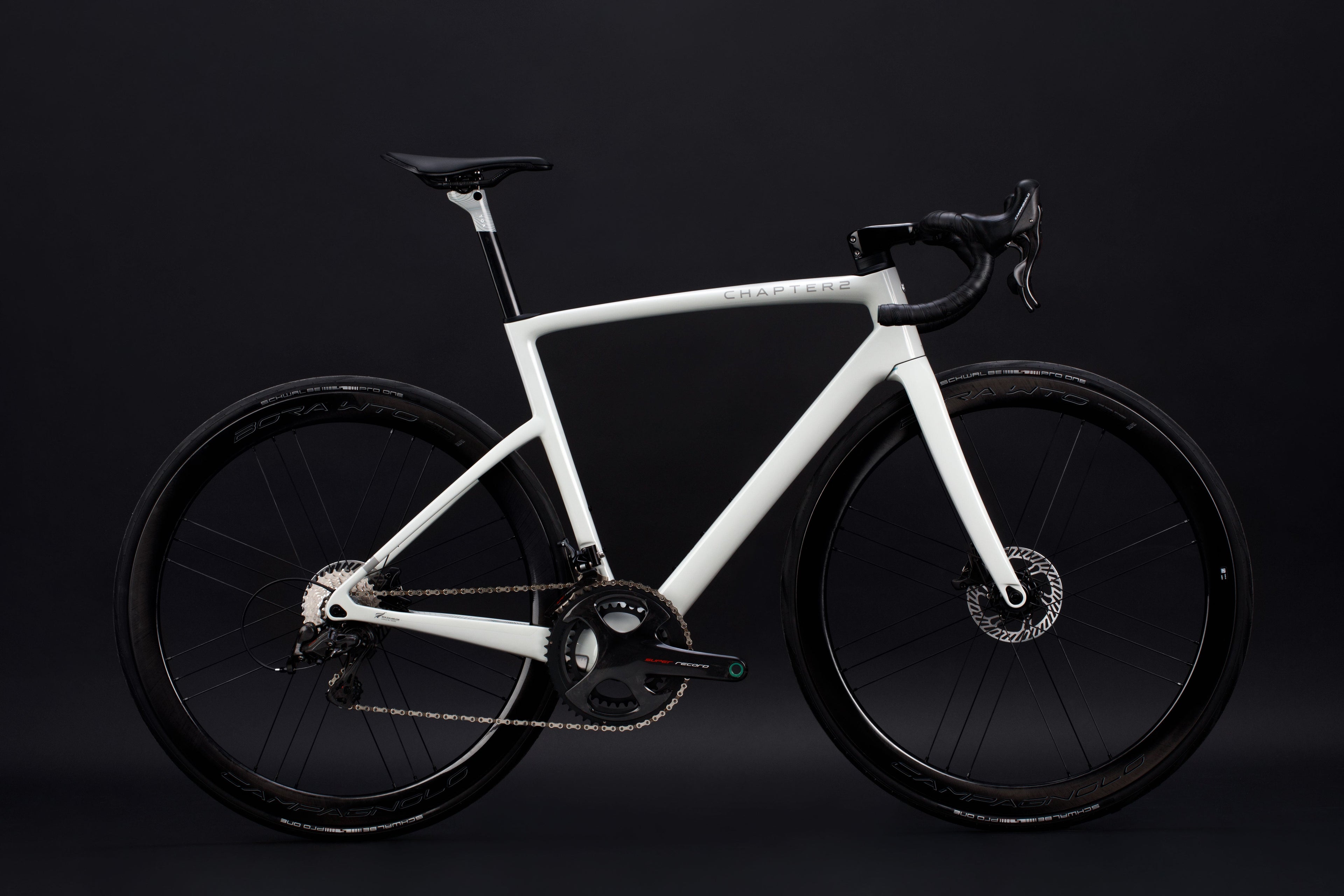 Chapter2 TOA Carbon Disc Brake Frameset in grey lightweight aero carbon frame for precision handling and speed