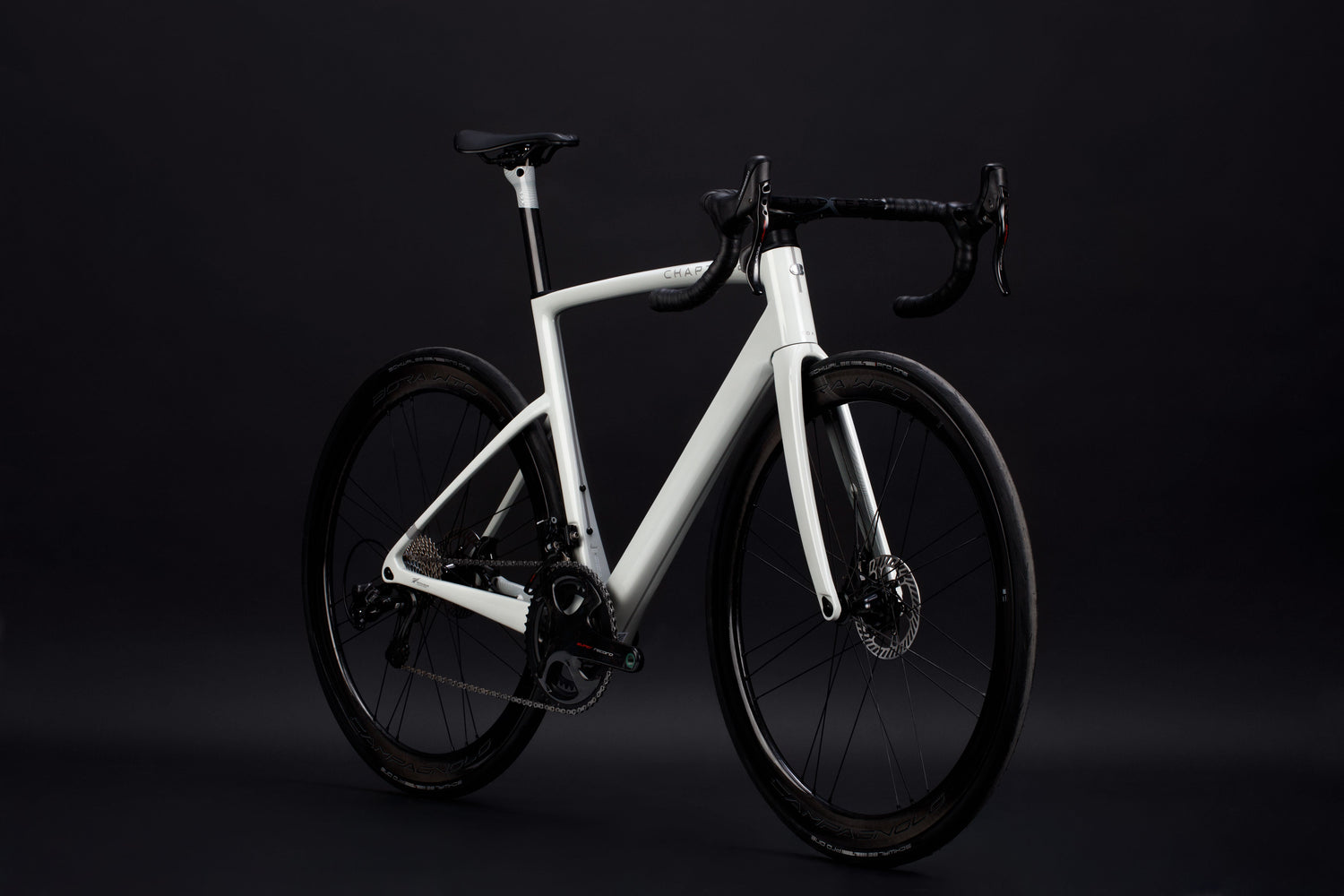 Chapter2 TOA Carbon Disc Brake Frameset in grey lightweight aero carbon frame for precision handling and speed