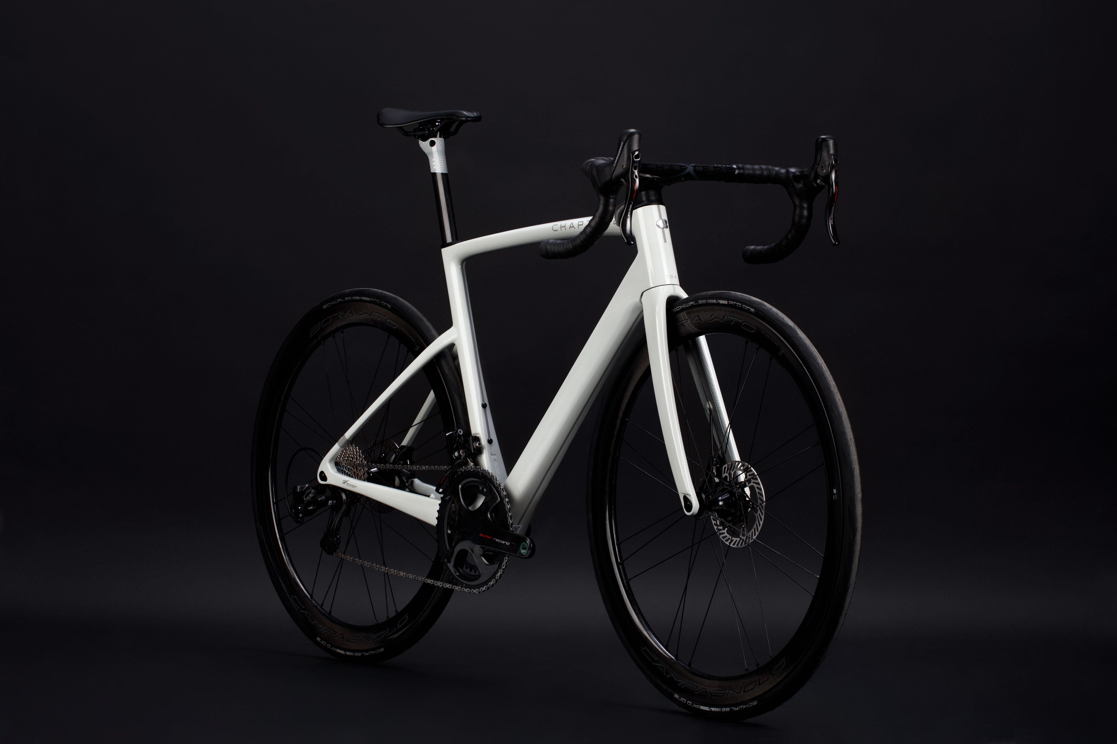 Chapter2 TOA Carbon Disc Brake Frameset in grey lightweight aero carbon frame for precision handling and speed