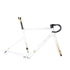 Chapter2 TOA Carbon Disc Brake Frameset White and Gold lightweight aero road frame