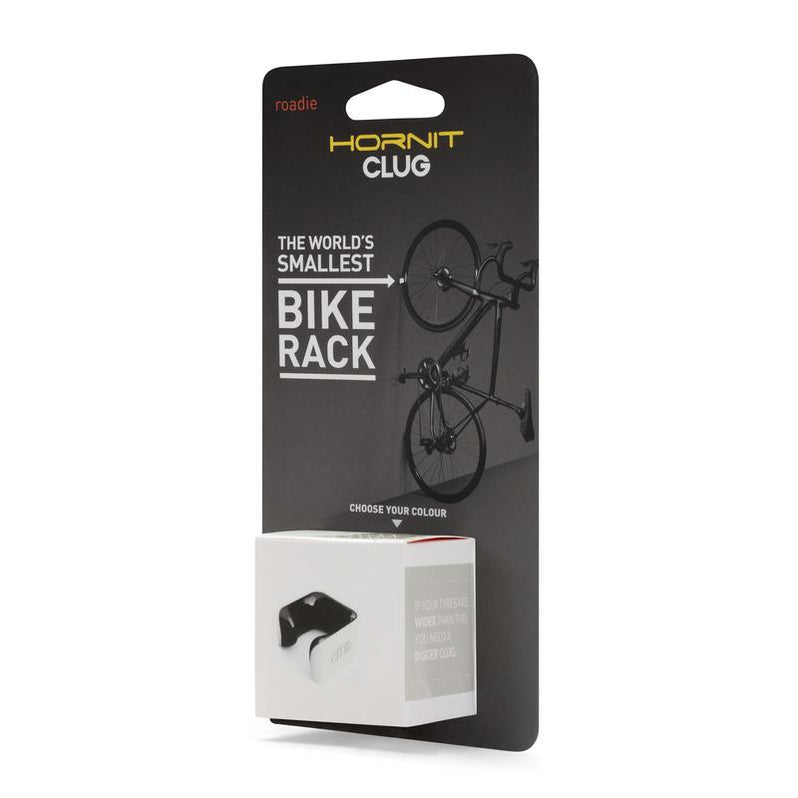 Clug Wall Mount Bicycle Storage Rack, ROADIE (fits tires 23mm 32mm
