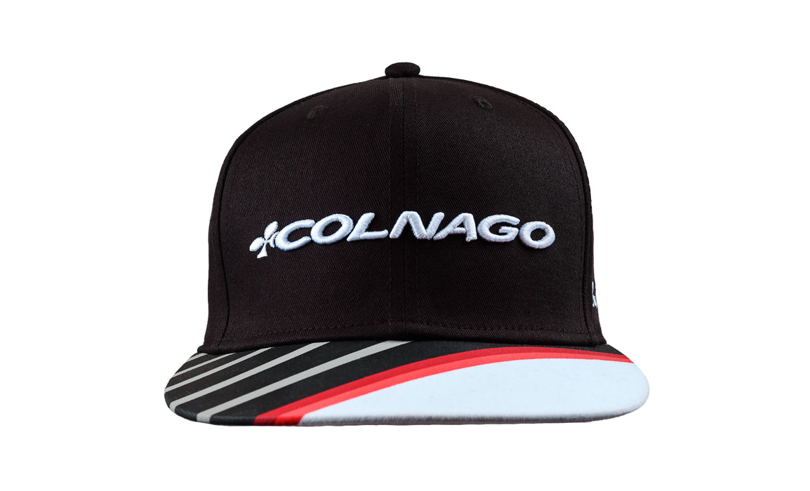 Black/White/Red Colnago Baseball Cycling Cap - Options