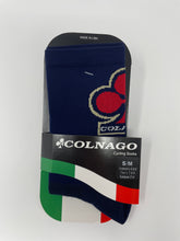 Colnago Short Ankle 7cm Cycling Socks Navy Blue S/M breathable lightweight performance bike socks