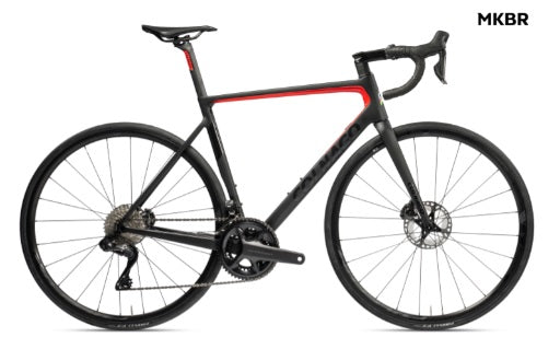 42s / Matte Black / Red Colnago V3 Rim Brake Carbon Bike Shimano 105 R7000 - Options