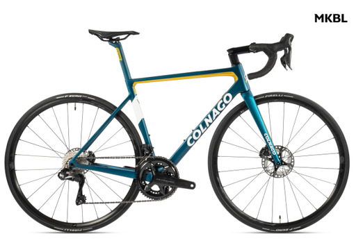 45s / Blue / Yellow Colnago V3 Rim Brake Carbon Bike Shimano 105 R7000 - Options