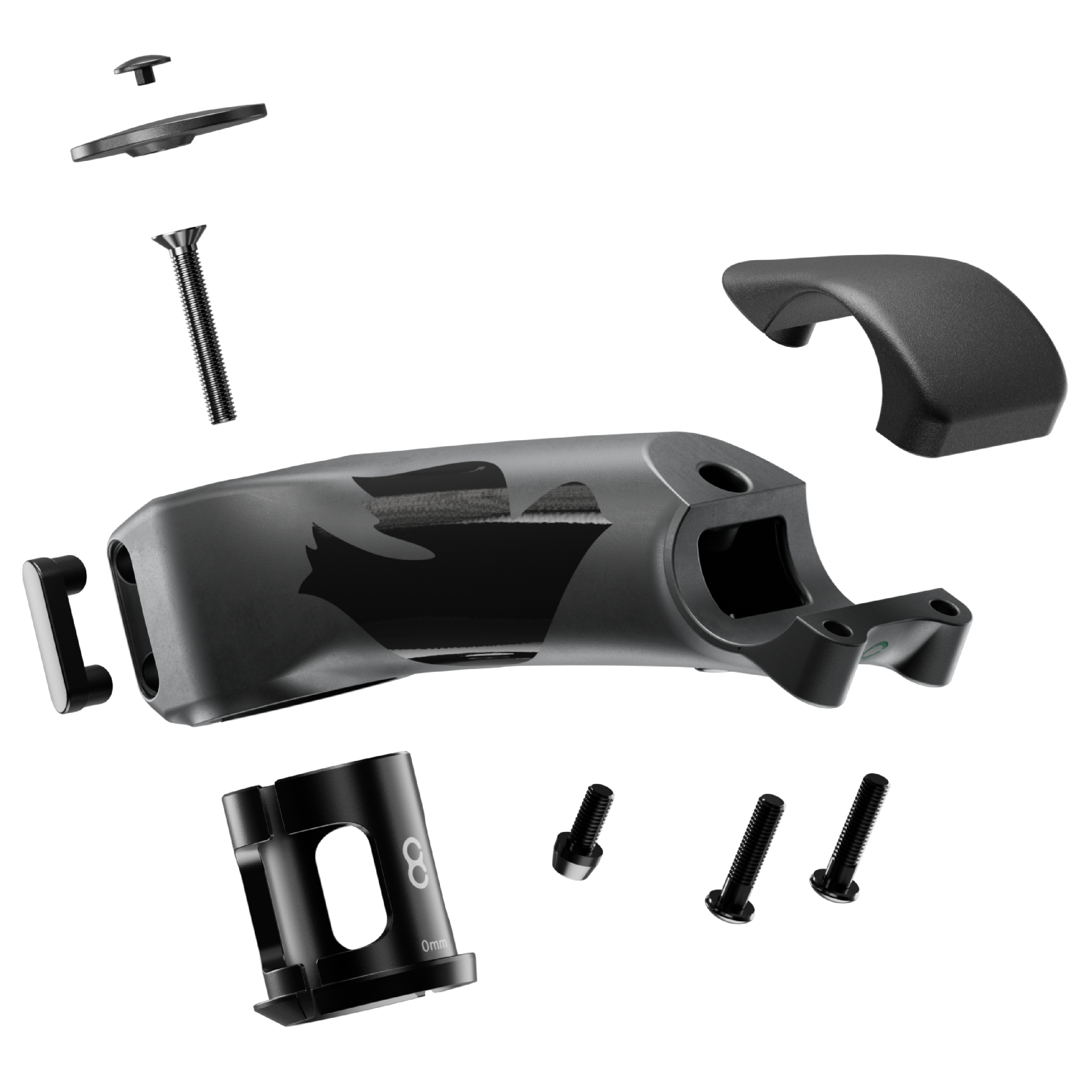 Columbus Trittico Carbon Stem 31.8mm lightweight aerodynamic road bike stem