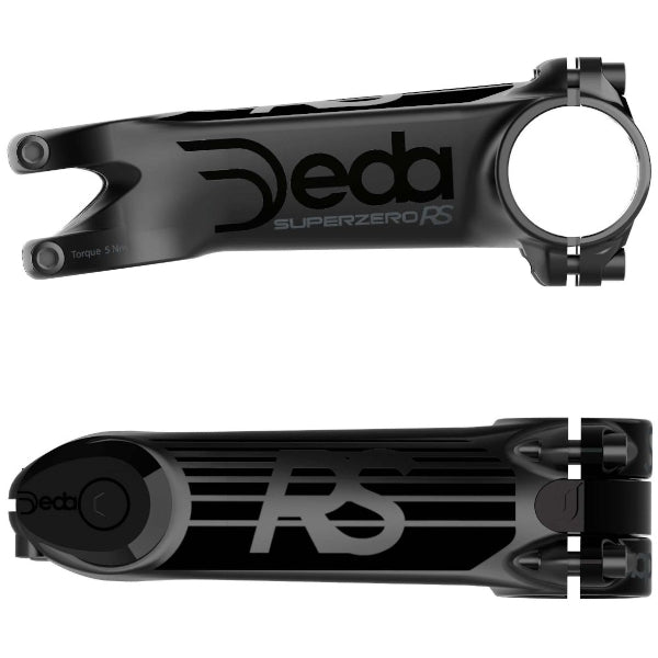 Deda Elementi SuperZero RS Stem 31.7mm aero lightweight alloy design for stiffness and pro cycling performance