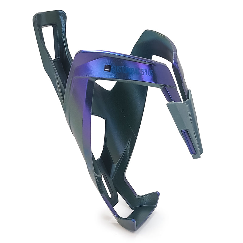Elite Custom Race Plus Shiny Bottle Cage Pro Cycling Bottle