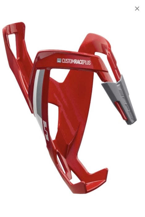 Red/White 2 Elite Custom Race Plus Water Bottle Cage - Options