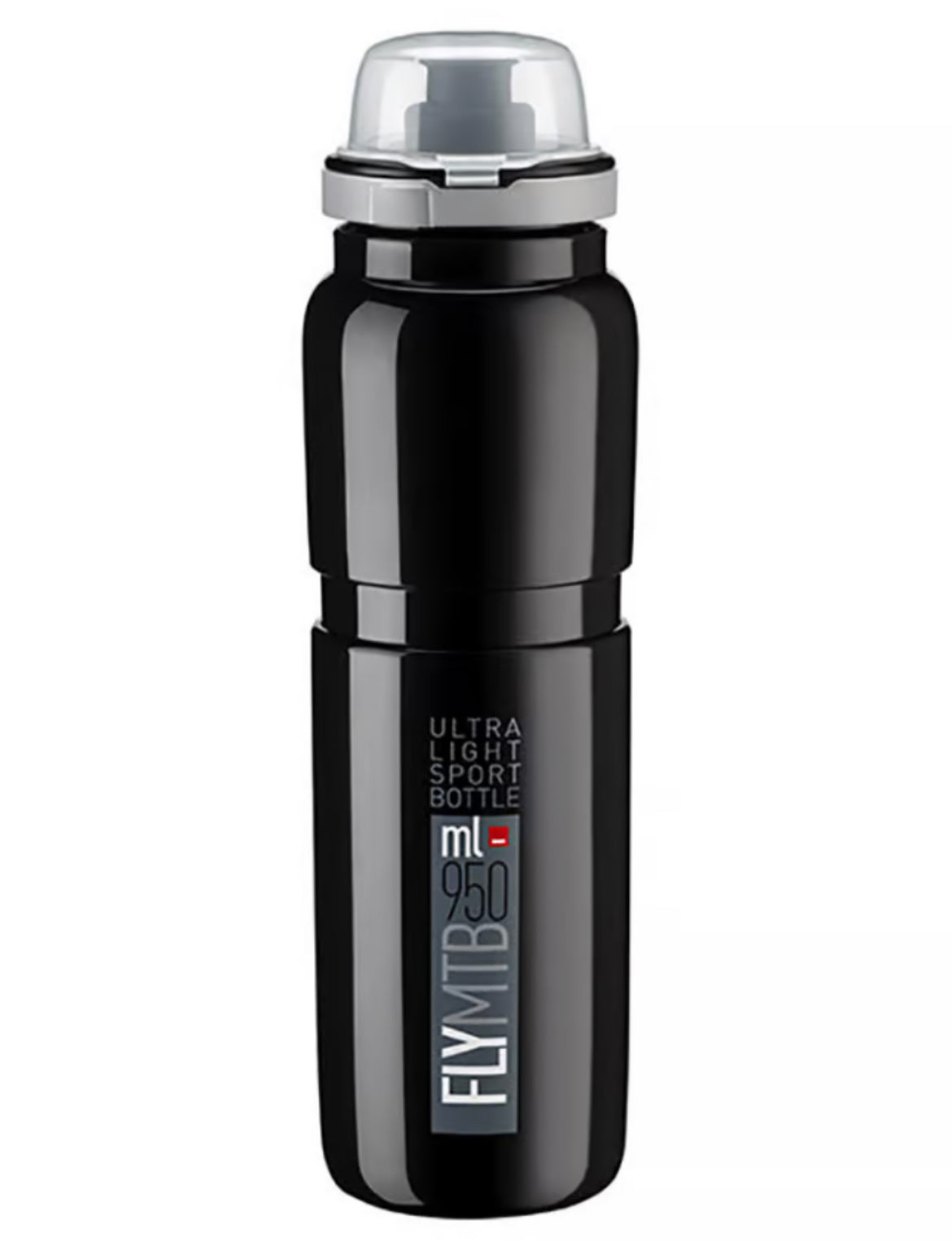 Elite Fly MTB Black Water Bottle lightweight BPA-free durable design for mountain biking hydration