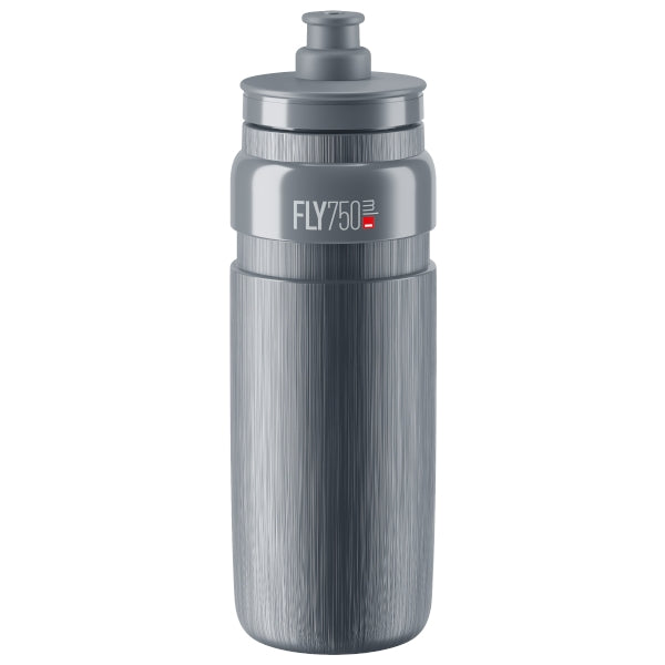 Grey / 750ml Elite Fly Tex Water Bottle 550, 750 & 950ml - Choice of colors