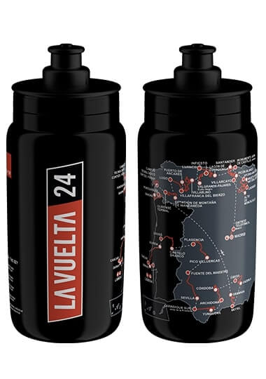 Buy Elite Fly Vuelta Map 2024 Water Bottle - 550ml Online