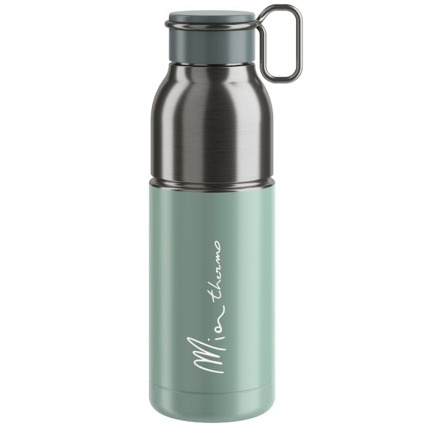 Green/Silver Elite Mia Thermo Stainless Steel Water Bottle, 550ml - Options