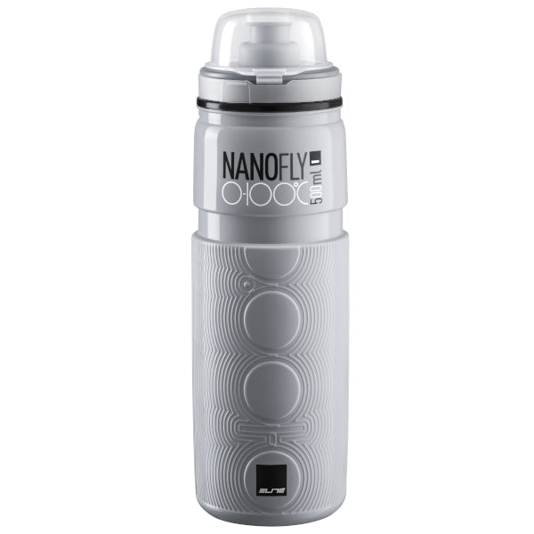 Elite Nanofly 0-100 Thermal Water Bottle 500ml insulated design keeps drinks hot or cold for cycling performance