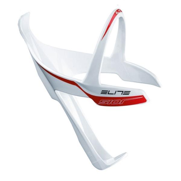White/Red Elite Sior Race Water Bottle Cage - Options